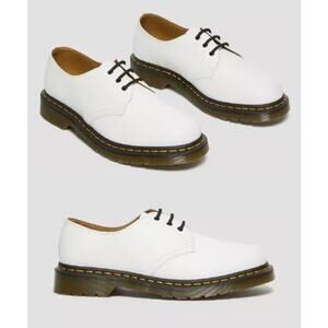 NEW Dr. Martens 1461 Patent Leather Oxford Shoes White Women's Size 9